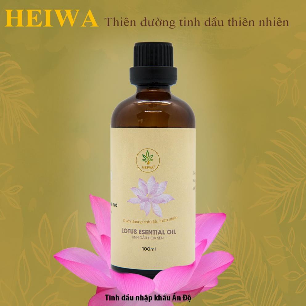 [GIẢM GIÁ]Tinh dầu Hoa Sen nguyên chất 100ML thương hiệu HEIWA nhập khẩu Ấn Độ -HN