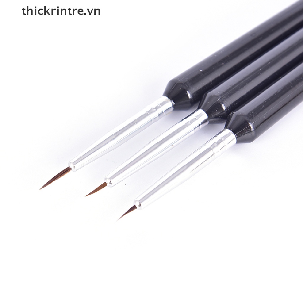 Set 3 Cọ Vẽ Trang Trí Bánh Chuyên Dụng