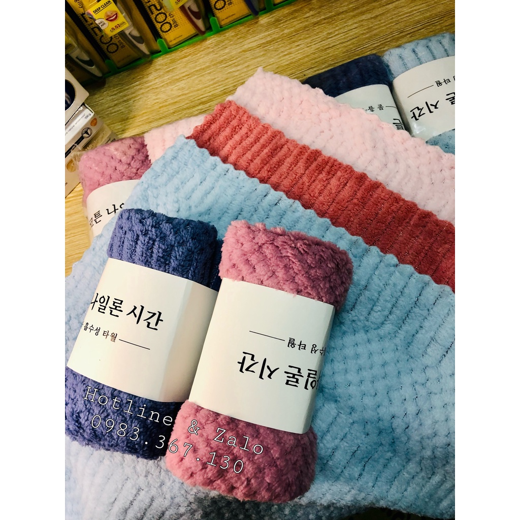 10 Chiếc Khăn Mặt Hàn Quốc 50x35cm