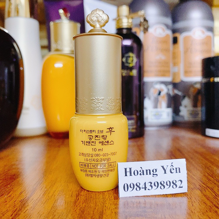 Tinh dầu Whoo vàng Intensive Nurtritive Essence nâng cao độ đàn hồi cho da-chai 10ml-date:2024