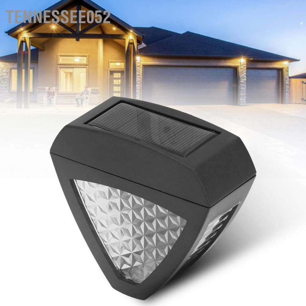 Tennessee052 Tennessee052 LED Solar Wall Lamp Soft Warm Light Long Battery Life IP44 for Home Courtyard Lawn Garden
