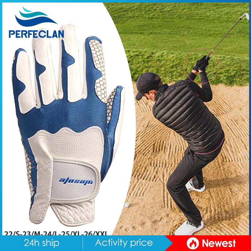 Găng Tay Đánh Golf Bằng Sợi Tổng Hợp Thoáng Khí Thoải Mái Có Thể Giặt Sạch Cho Nam