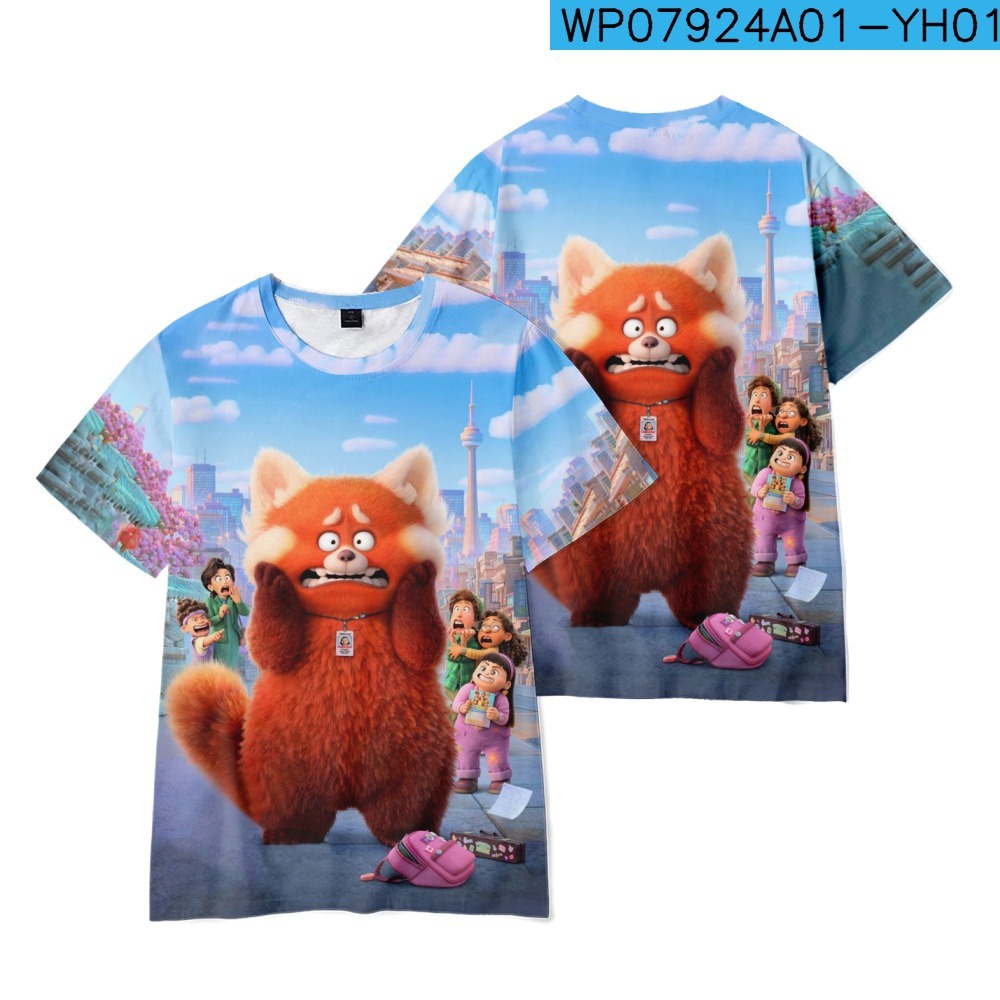 Hàng Mới Về Mới Áo Thun Tay Ngắn In Hình Hoạt Họa Trẻ Trung Cho Người Lớn Và Trẻ Em