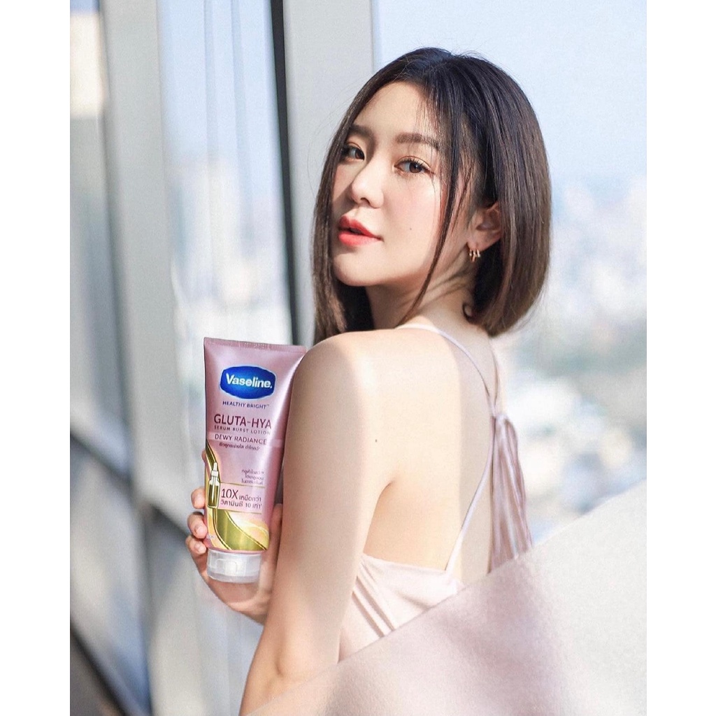 Sữa Dưỡng Thể Vaseline Healthy Bright Gluta-Hya &amp; Flawless Glow Serum Burst Lotion 10X Thái Lan