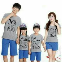Set 4 áo gia đình giá rẻ