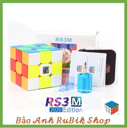 Rubik 3x3 RS3M 2020 MF3RS3 M Rubic Nam Châm 3 Tầng Stickerless MF3RS V3 M ( Mã RB06 )