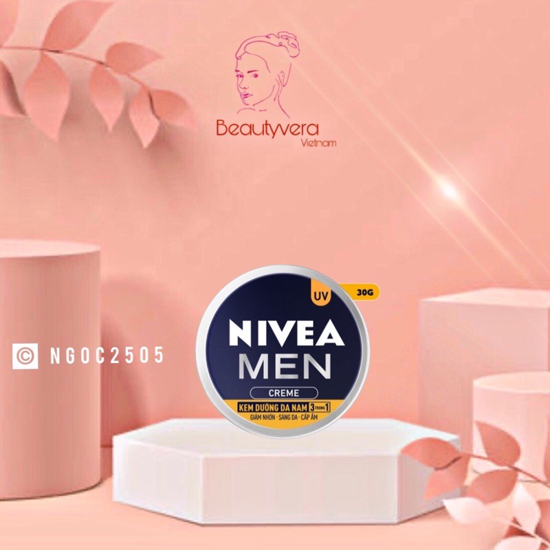 Kem dưỡng da nam Nivea Men Creme 3 trong 1 30ml - 83923