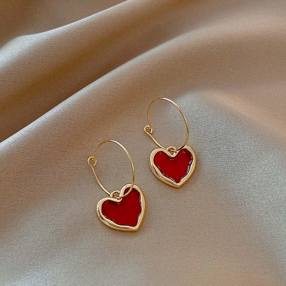 Khuyên Tai Dạng Móc Tráng Men Ngọt Ngào Thời Trang Hàn Quốc Cho Nữ BERNARDO