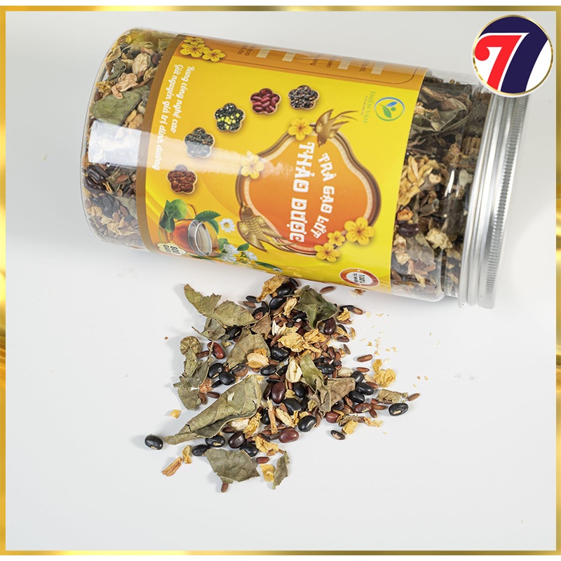 Trà Gạo Lức Thảo Dược Thanh Lọc cơ thể, Thải Độc Tố, Giảm Béo, Lão Hóa Da (800Gram)