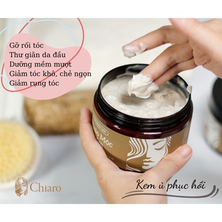 Kem ủ tóc Thảo mộc Chiaro - Dưỡng mềm, giảm rụng, chắc khỏe tóc - 200gr