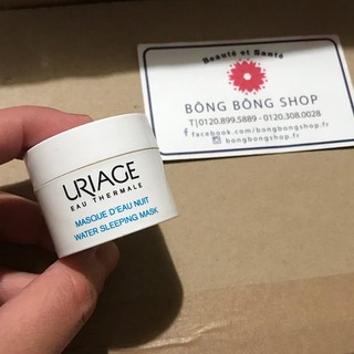 (Chuẩn Pháp-mini 15ml) Mặt nạ đêm Uriage Eau thermale Masque D'eau nuit cấp nước cho da