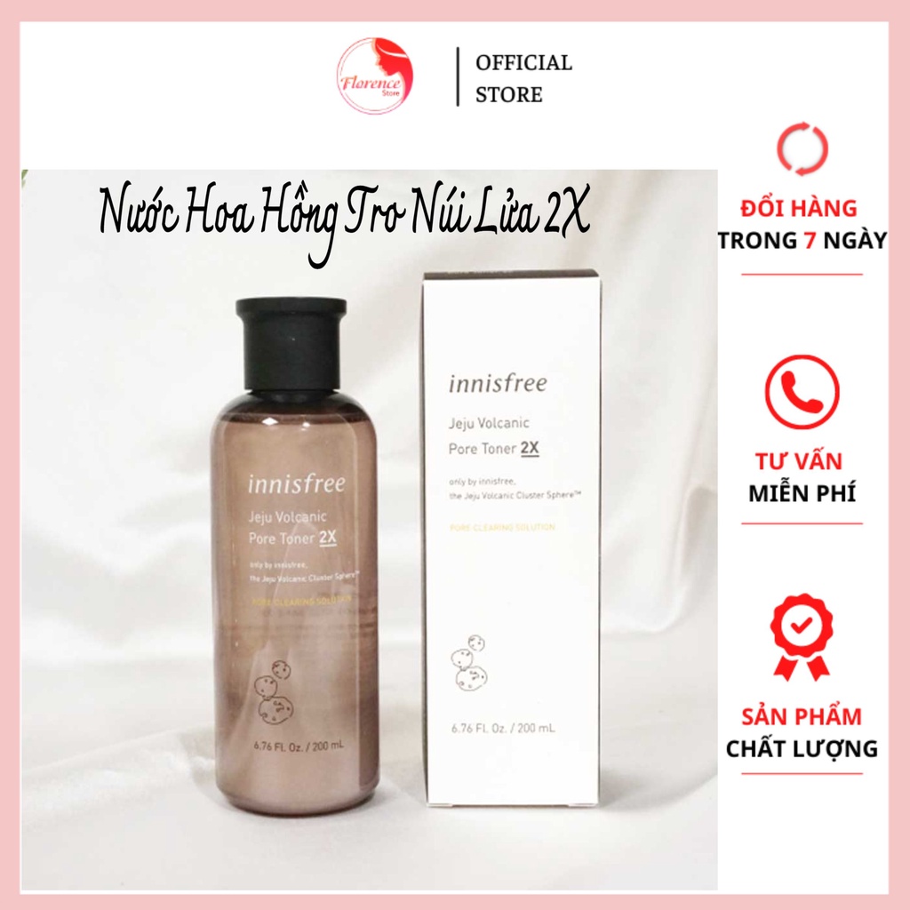 NƯỚC HOA HỒNG Từ Tro Núi Lửa – Innisfree Jeju Volcanic Pore Toner 2x 200ml[mẫu 2019]