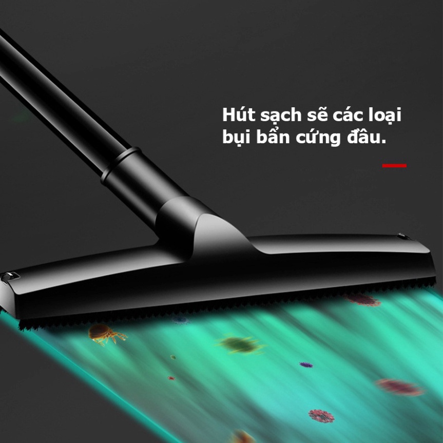 Máy hút bụi cầm tay Yairz XY-1008, máy hút bụi gia đình lực hút 14000Pa, công suất 1000W tặng kèm 9 đầu hút.