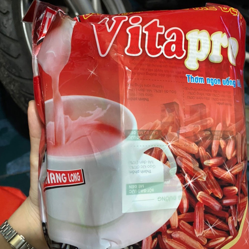 Bột gạo lức mè đen Vitapro 300gr thơm ngon uống liền