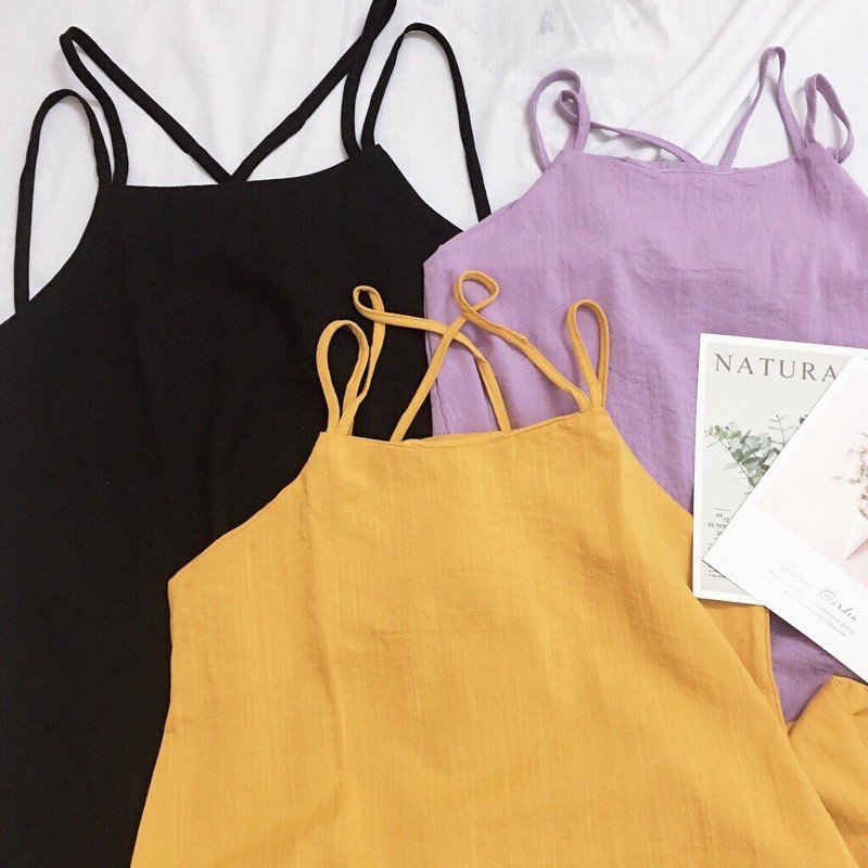 Váy nữ đẹp thời trang mùa hè đi biển mặc ở nhà 2 dây mát mẻ trẻ trung Đầm nữ cao cấp Ladyce Shop | BigBuy360 - bigbuy360.vn