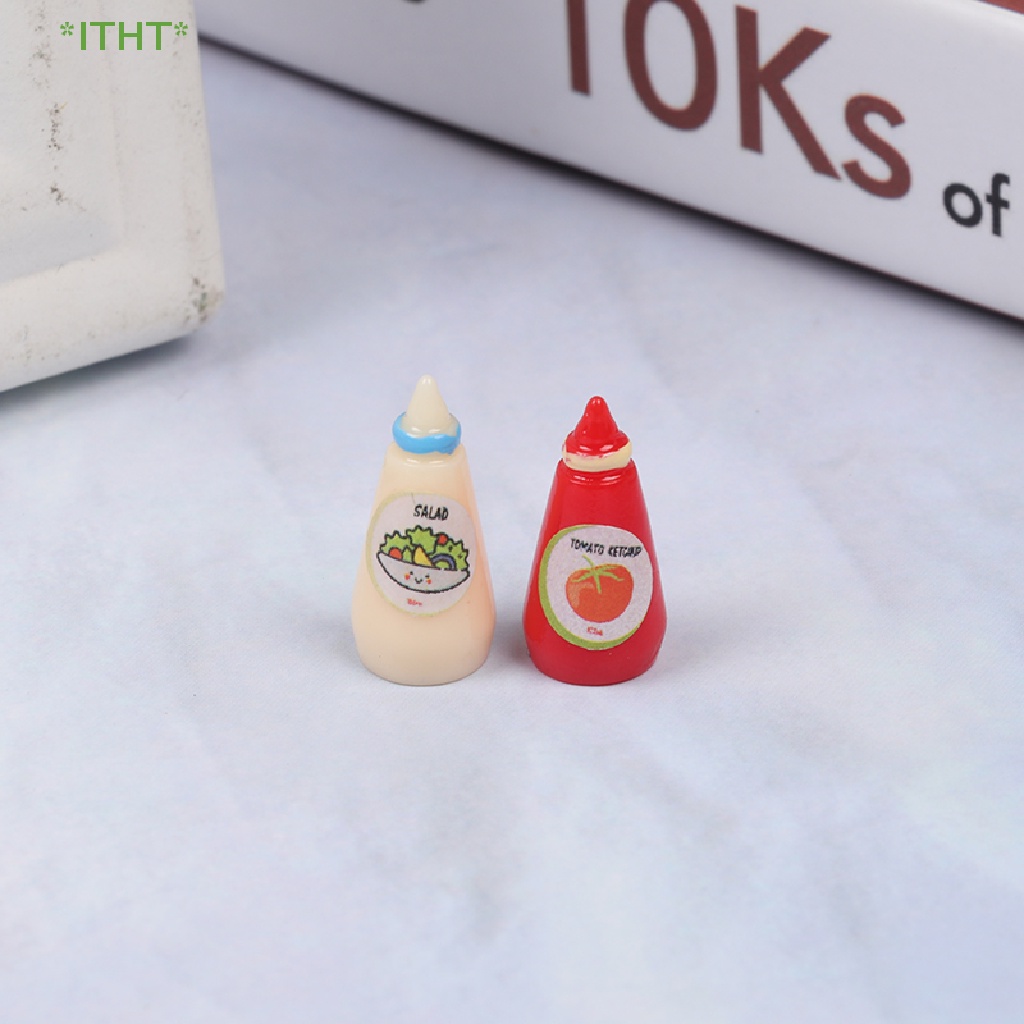 Bộ 4 Món Đồ Chơi Làm Salad Tỉ Lệ 1: 12 Cho Nhà Búp Bê Mới