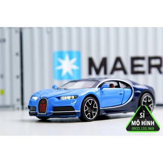 Mô hình xe Bugatti Chiron 1:32 Xanh