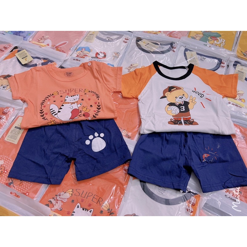 [Hàng Qccc] Bộ cộc cho bé mẫu mới 100% cotton có ảnh thật