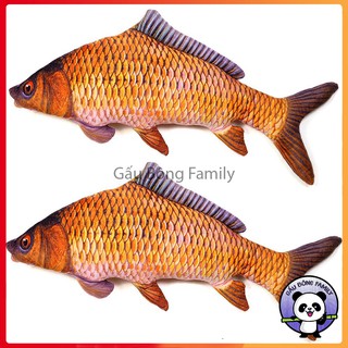 Gấu bông gối ôm cá chép 3d cao cấp