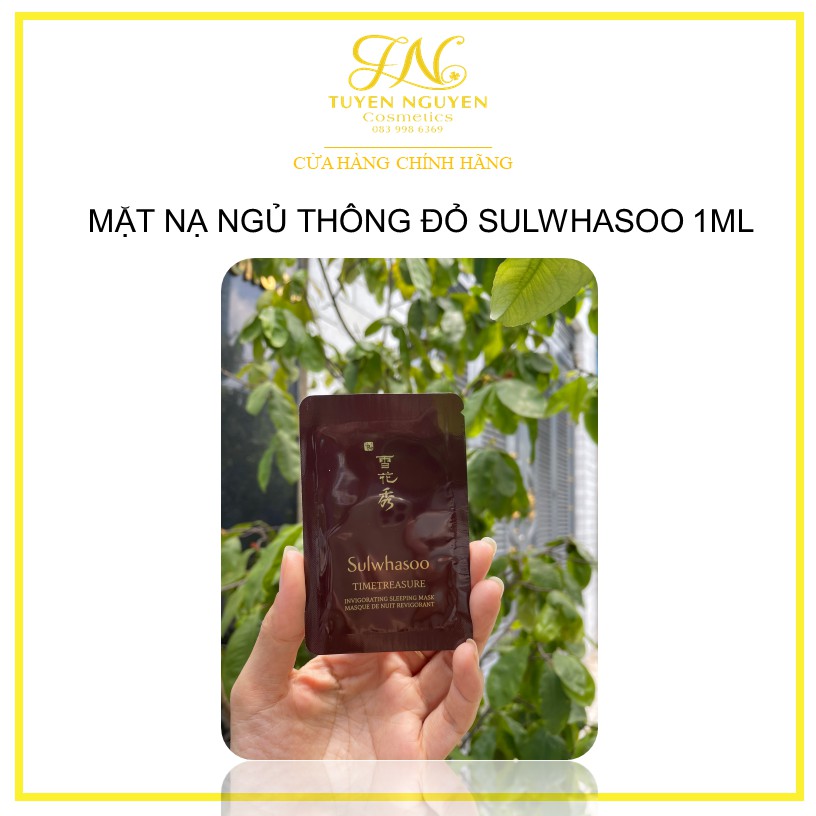 Mặt nạ ngủ thông đỏ Sulwhasoo gói 3 ml