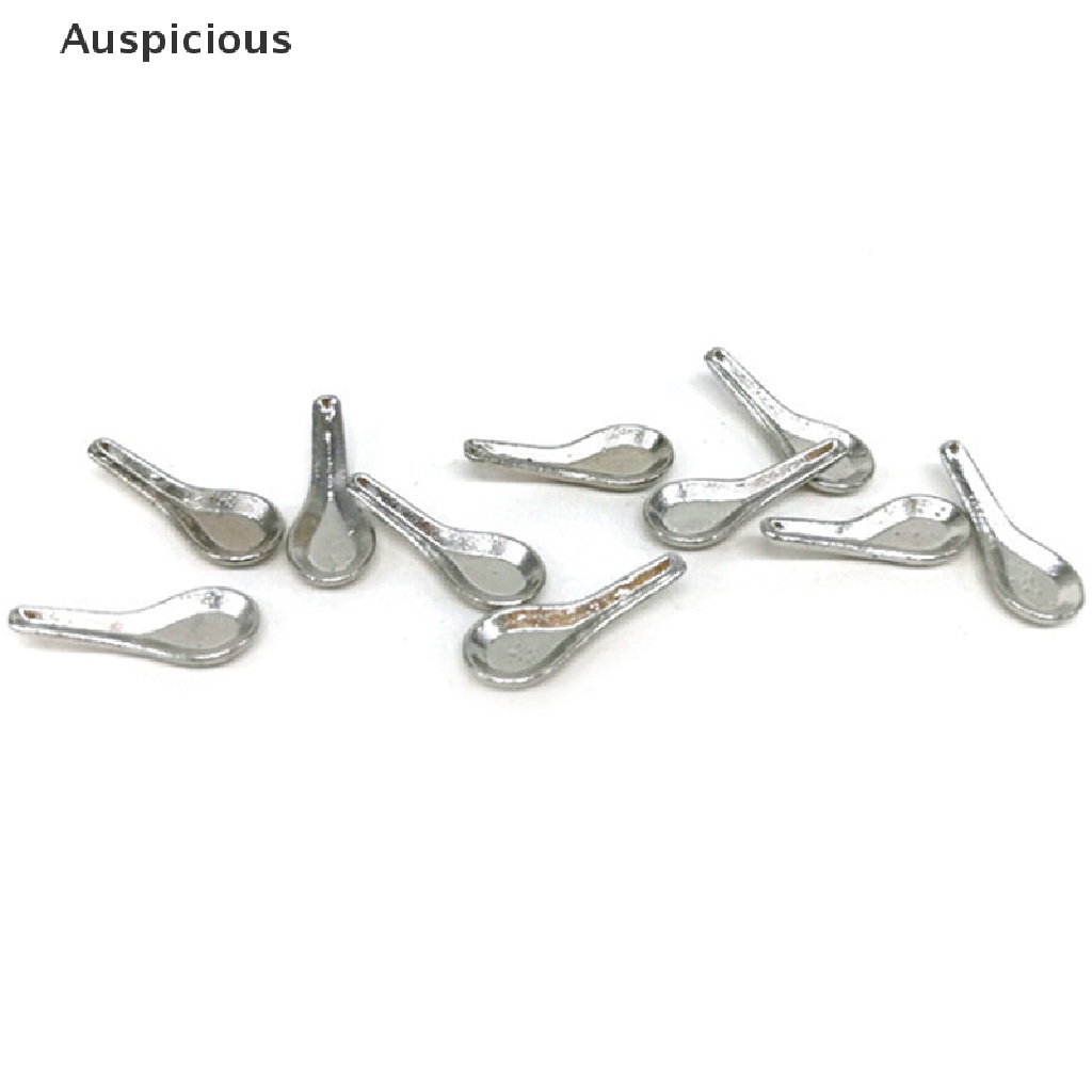 Bộ 10 Muỗng Súp Mini Tỉ Lệ 1: 12 Trang Trí Nhà Búp Bê