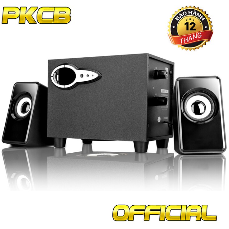 Loa nghe nhạc giá rẻ điện Thoại, máy tính, tivi vi tính bass treb PKCB 301 PF7