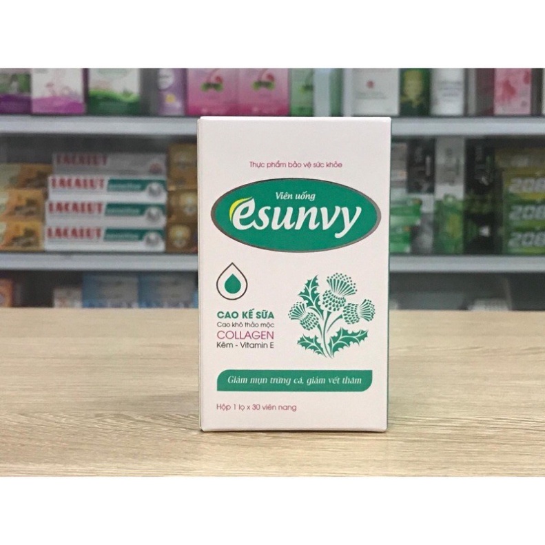 ✅Viên ngừa mụn ESUNVY,Sạch mụn trứng cá,mờ thâm,giảm bã nhờn,giảm mụn viêm,mụn đầu đen đầu trắng,giảm sẹo mụn trứng cá