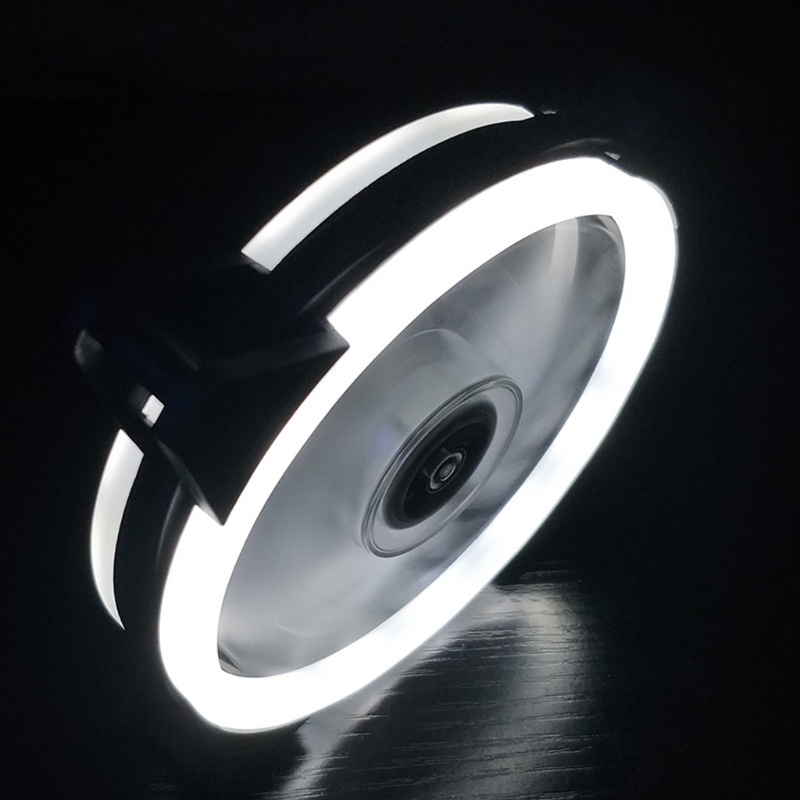 Quạt Tản Nhiệt Tích Hợp Đèn LED Cho CPU Máy Tính 12Cm