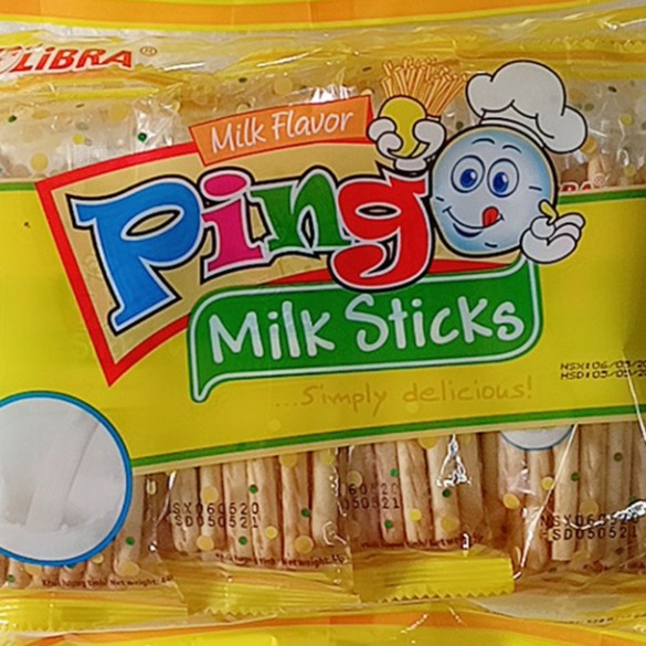 Bánh Quy Sữa PinGo Milk Sticks LiBRA Túi 414g