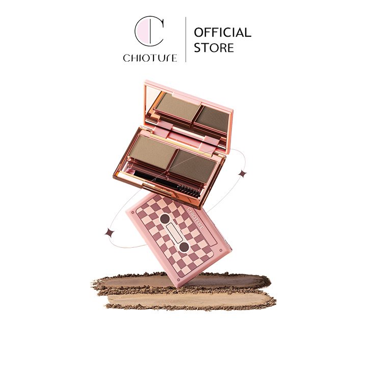 Bột tán chân mày Chioture Fluffy Brow Kit 3.4g