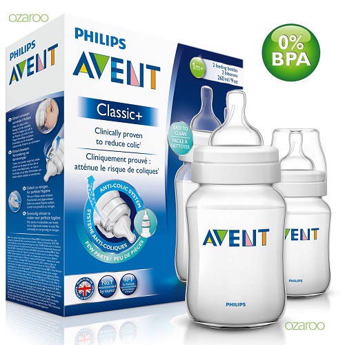 Bình Sữa Cho Bé Philips Avent Classic 125ml