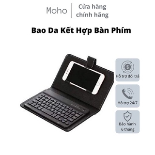 Bao Da Kết Hợp Bàn Phím Kèm Chuột Cho Điện Thoại Smart Phone