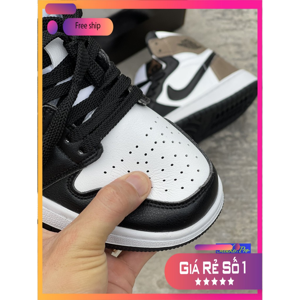 (FULL BOX + QUÀ TẶNG) Giày thể thao AIR JORDAN 1 RETRO HIGH Nâu đen siêu đẹp dành cho nam và nữ