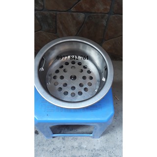 Xô than,bầu đựng than hoa cho bếp nướng âm bàn hàn quốc, bếp nướng 3 chân Phù Đổng