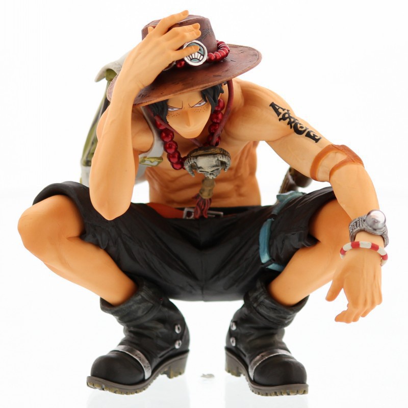 Hàng Mới Về Mô Hình Nhân Vật Ace Trong One Piece 15cm Trang Trí