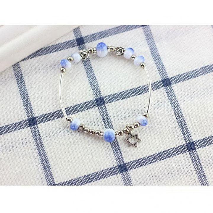 ( 3 màu ) Vòng tay gốm dễ thương NGÔI SAO MAY MẮN lắc tay phụ kiện thời trang quà tặng xinh xắn