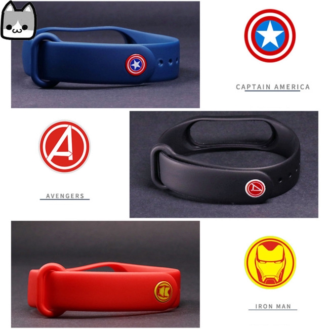 Movie Hero Logo Series Watch Band for Xiaomi Mi Band 4