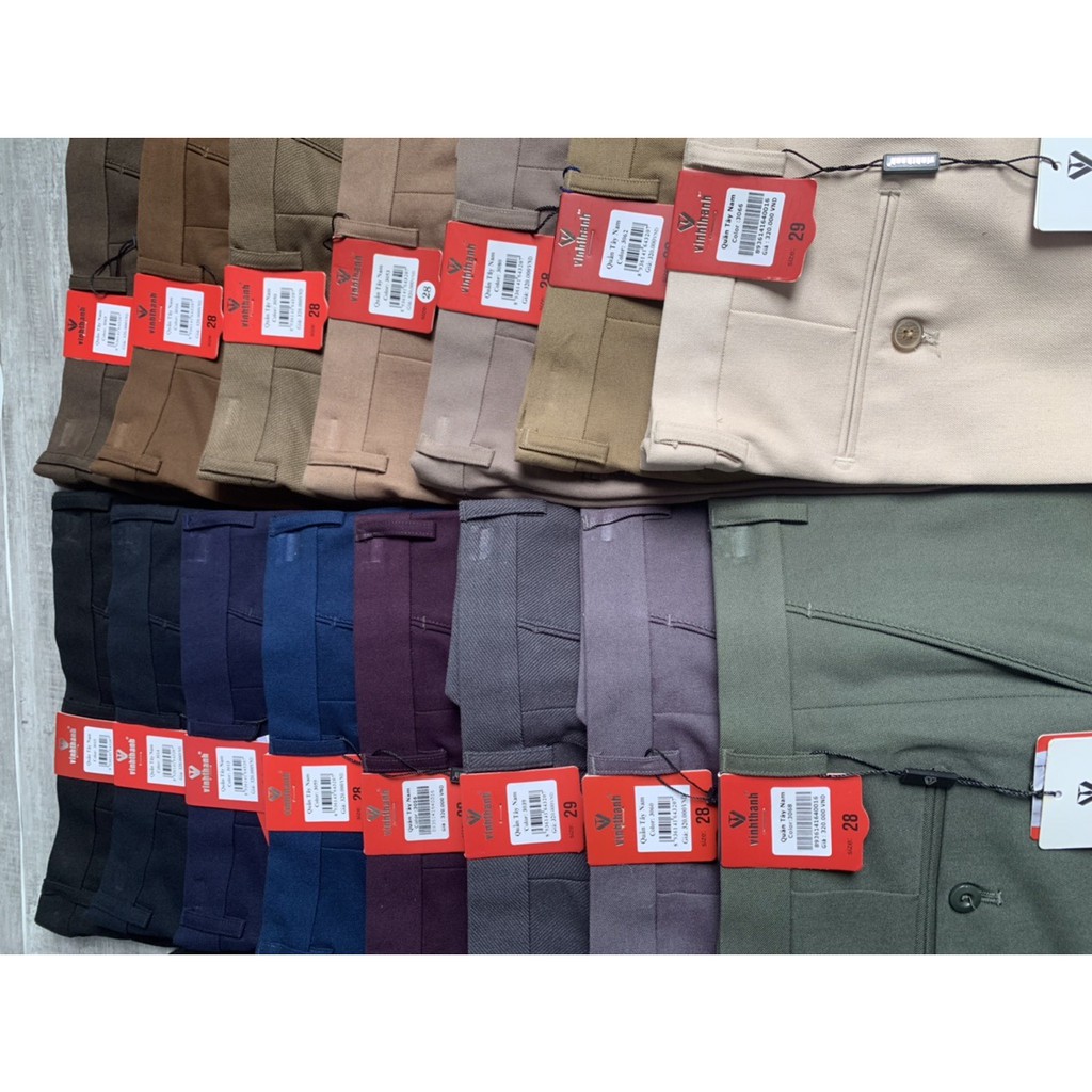 Quần âu nam cao cấp  vinh thành, quần tây dáng công sở ống đứng co dãn nhẹ chống nhăn xù | BigBuy360 - bigbuy360.vn