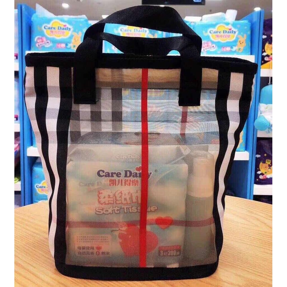 Túi xách nữ ❤️FREESHIP❤️ Túi Lưới kẻ Thời Trang Bản To Hot Trend | BigBuy360 - bigbuy360.vn