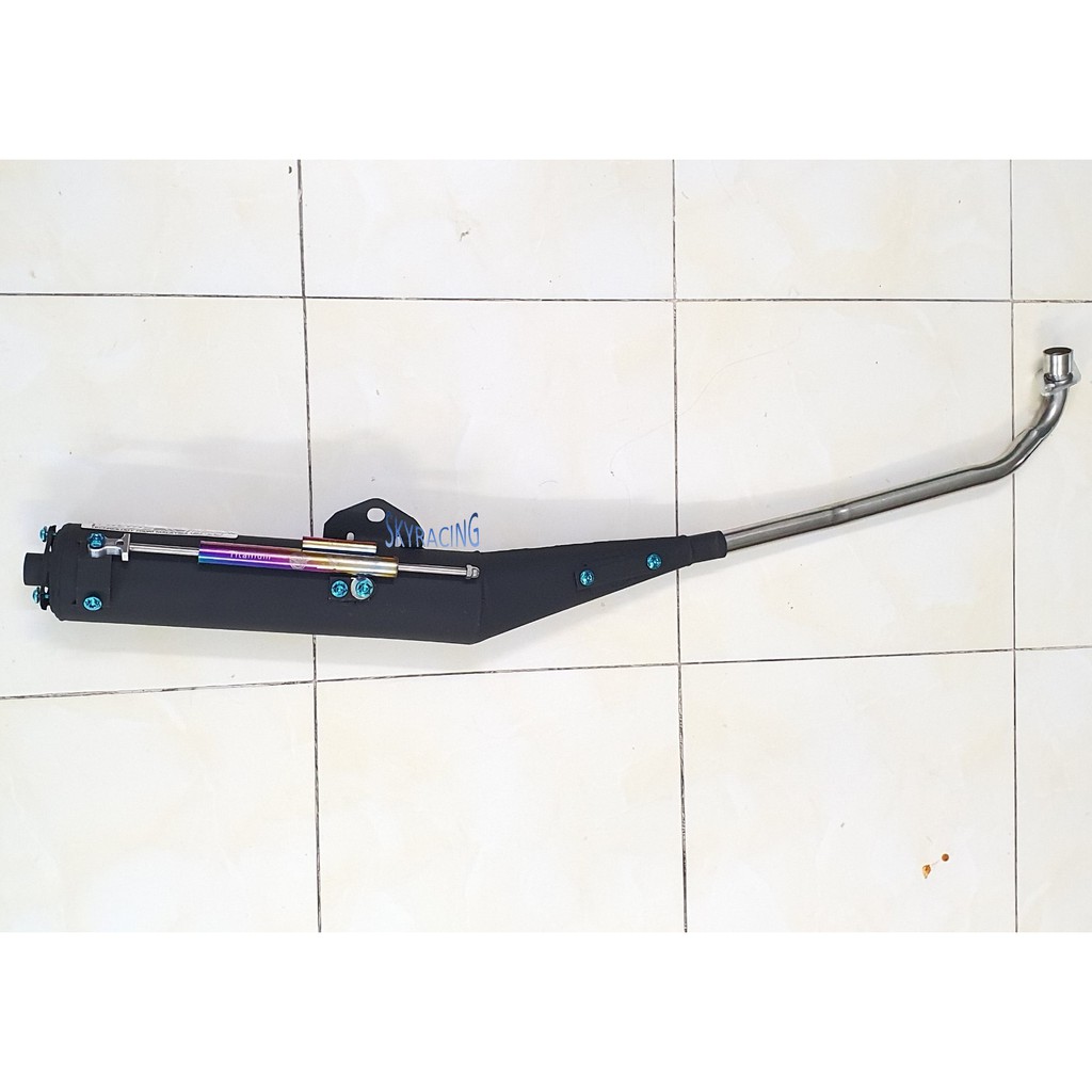 Pô um gắn Sirius XC kèm ốc GR5 và trợ lực kiểu (cổ pô không ống)