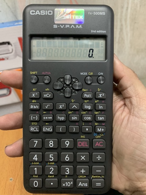 Máy Tính Casio FX 500MS Chính Hãng
