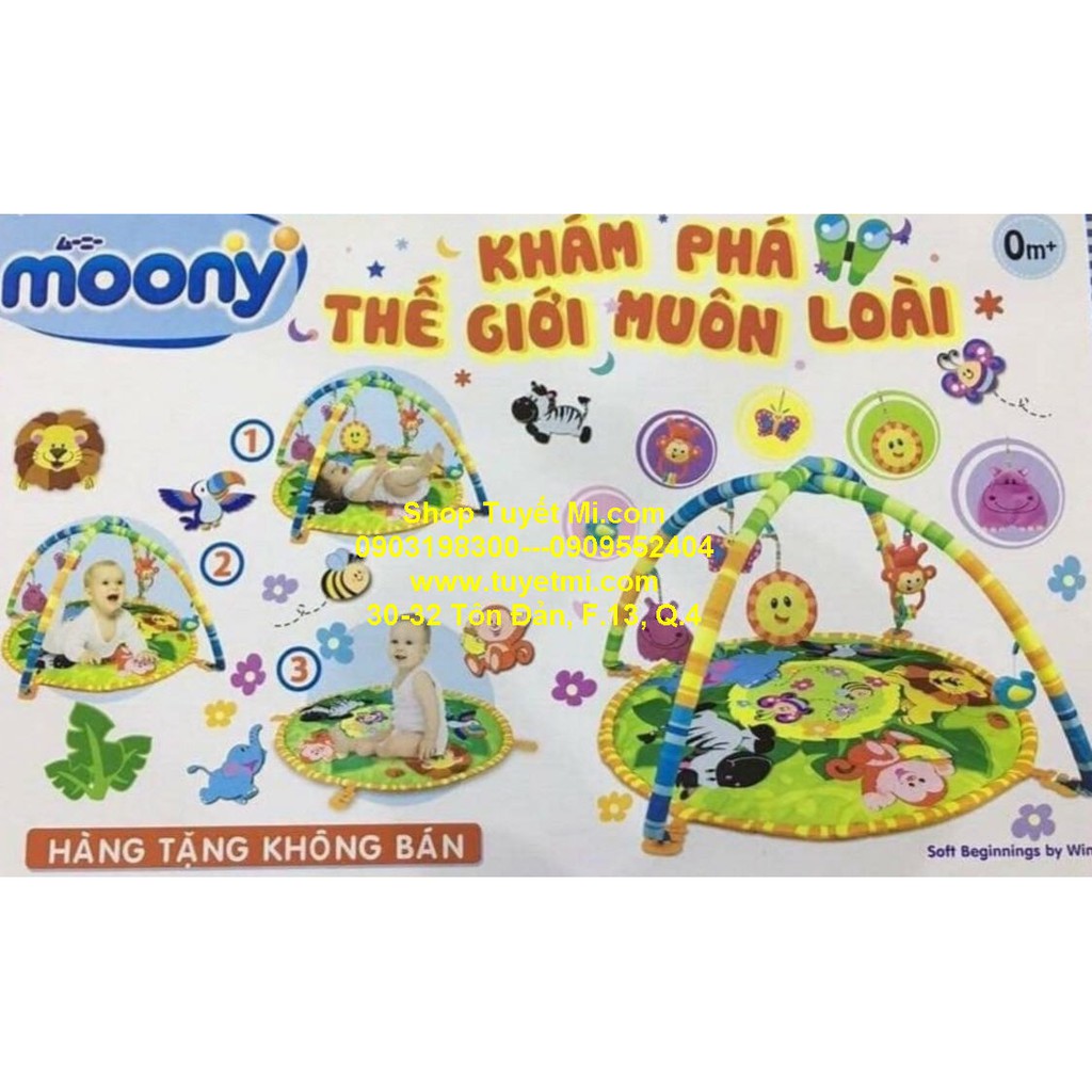 Thảm chơi 3D WINFUN 3 giai đoạn cho bé