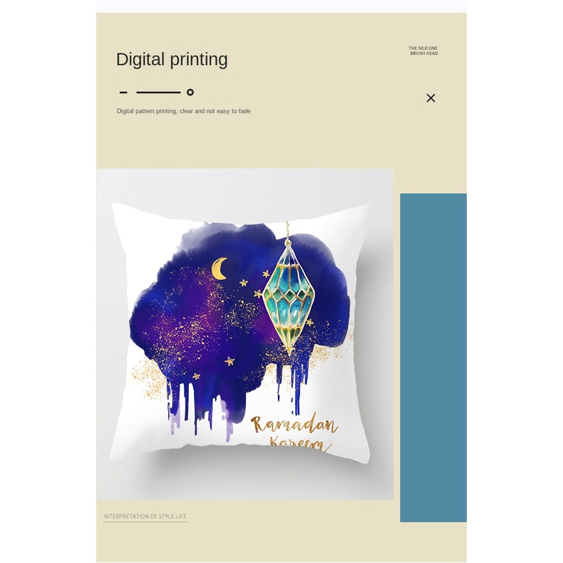 Vỏ Gối Vuông In Hình Tranh Màu Nước Phong Cách Thời Trang Độc Đáo