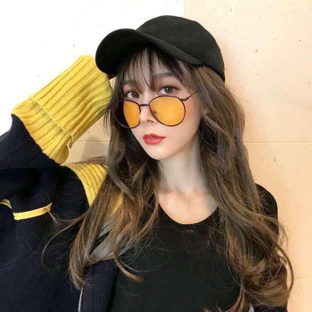 Kính mát nam nữ mắt tròn phụ kiện thời trang Lilyeyewear 032