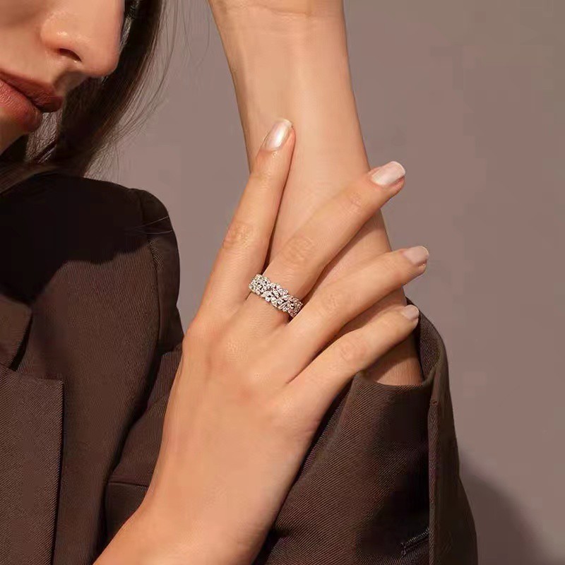 Nhẫn bạc thời trang nữ sang trọng 2021