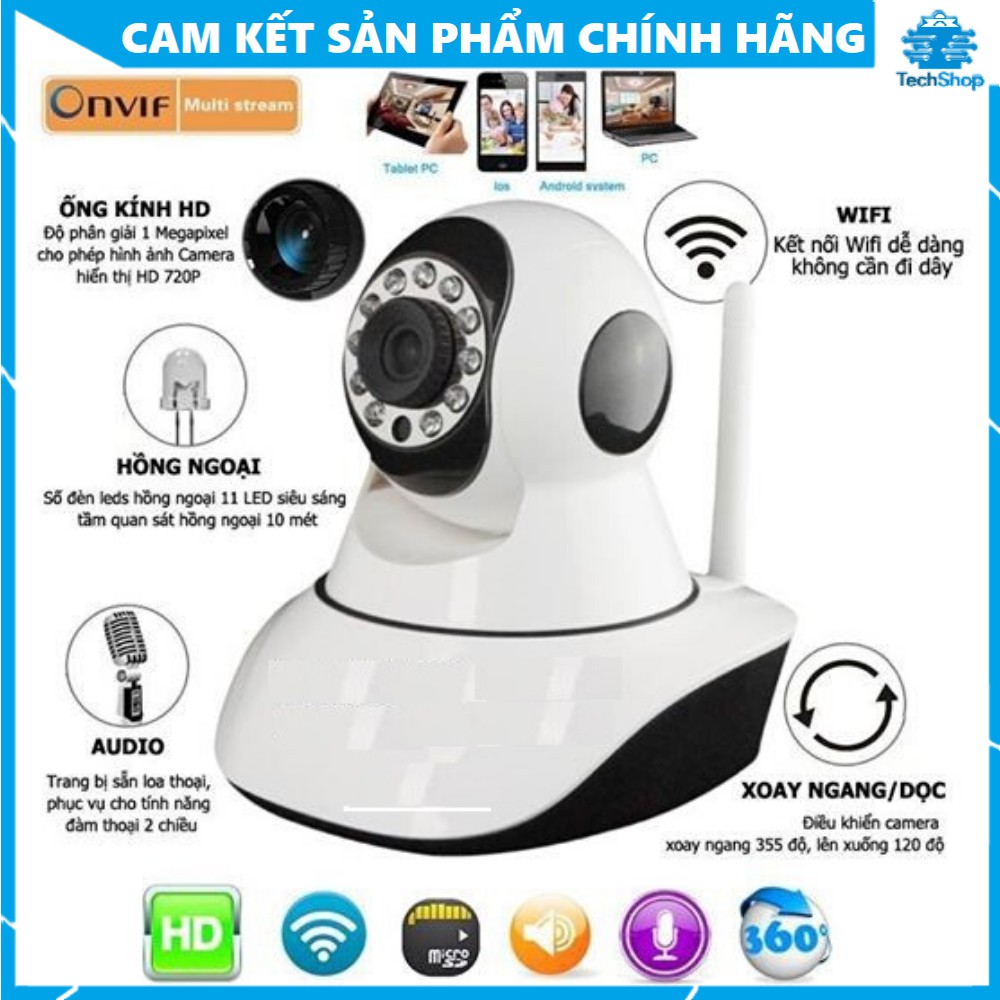 CAMERA WIFI 3 RÂU - YOOSEE WIFI SIÊU NÉT 2.0 FULL HD[CHÍNH HẴNG] [BẢO HÀNH 5NĂM] [KÈM THẺ 32GB TÙY CHỌN MÃ]