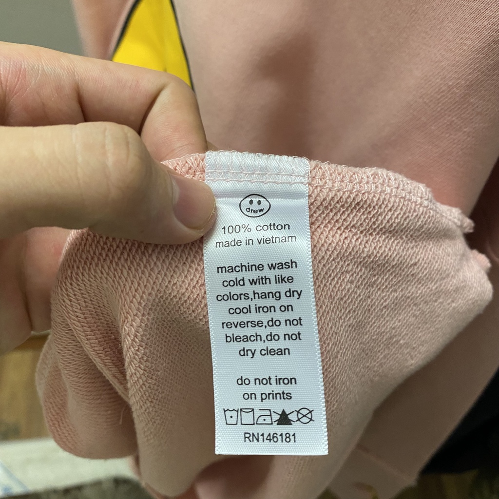 Áo hoodie DREW HOUSE Mascot Justin Bieber Dusty Rose SS21 bản cao cấp chuẩn form âu, Áo khoác nỉ có mũ DREW mặt cười | BigBuy360 - bigbuy360.vn