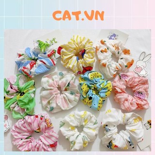 Dây buộc tóc, Scrunchies loại nhỏ dễ thương Hot 2021