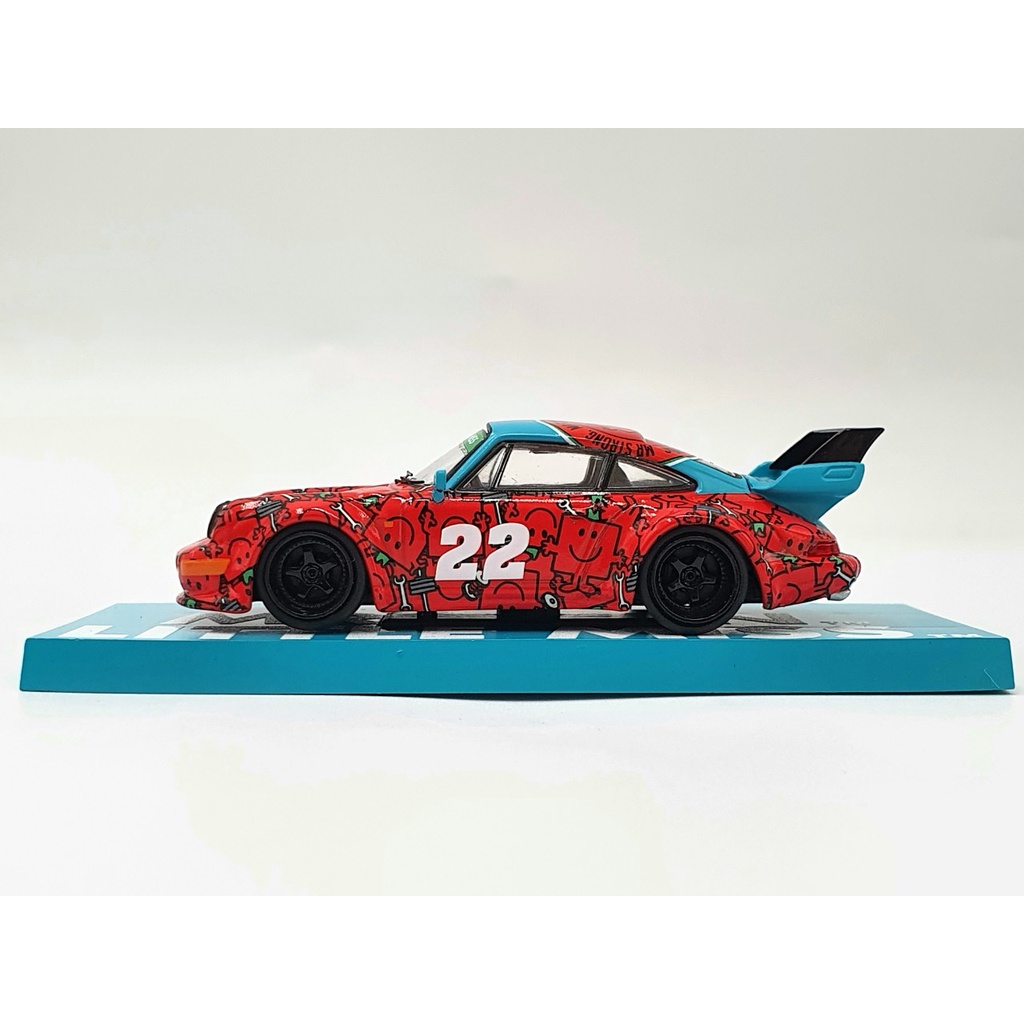 Xe Mô Hình Porsche RWB 964 Mr.Men Little Miss Mr.Strong 1:64 Tarmac Works