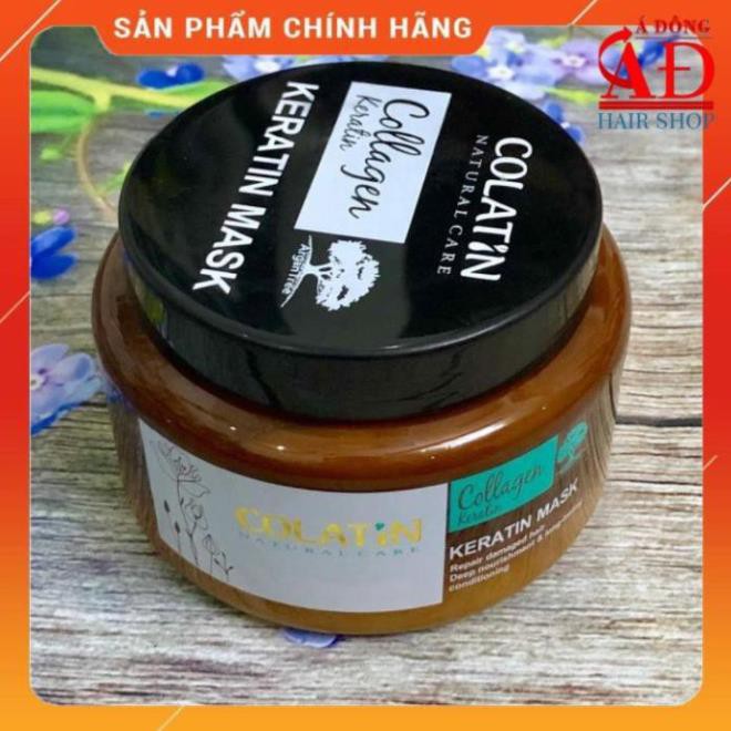 [Chính hãng] [Siêu rẻ] KEM Ủ TÓC PHỤC HỒI CHUYÊN SÂU COLATIN KERATIN HAIR MASK (DẠNG HŨ) 500ML